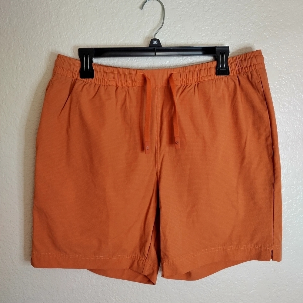 CUTS The Friday Projects Crossover Swim Athletic Shorts Orange Sz L
